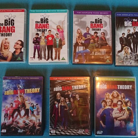 The Big Bang Theory sesong 1-4 på DVD med norsk tekst
