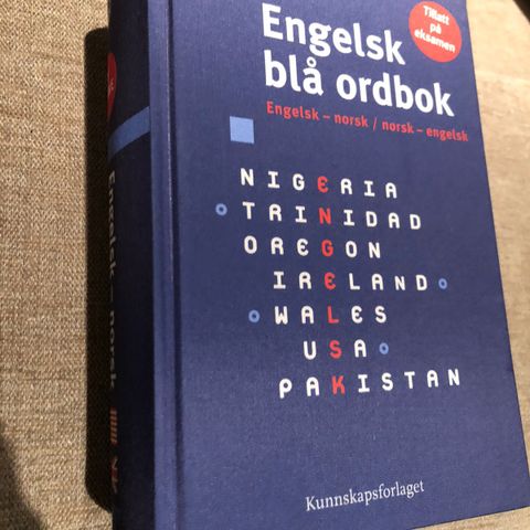 Engelsk blå ordbok