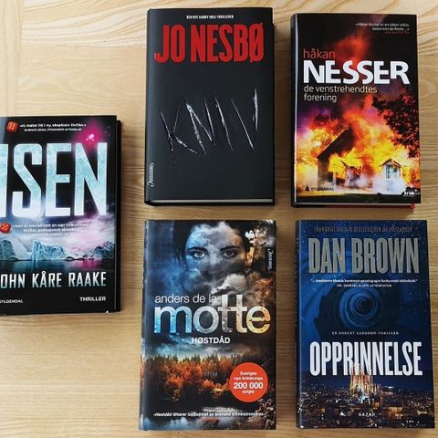 Nye bøker - Nesbø, Nesser, De La Motte, Brown, Raake