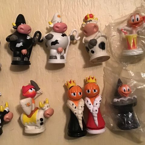 Chupa Chups pvc samlefigurer-sjakk figurer