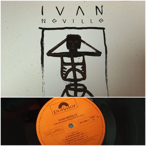 VINTAGE/RETRO LP-VINYL "IVAN NEVILLE/IF MY ANCESTORS COULD SEE ME NOW"