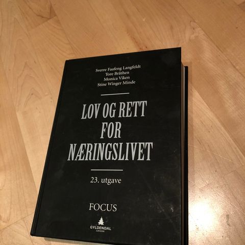 Lov og rett for næringslivet (Økonomi og admin.)