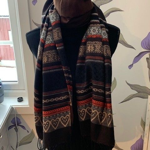 Pashmina og silkes skjerf