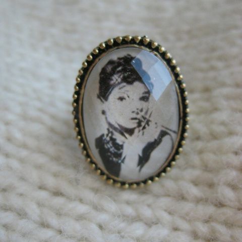 Audrey Hepburn - Justerbar ring