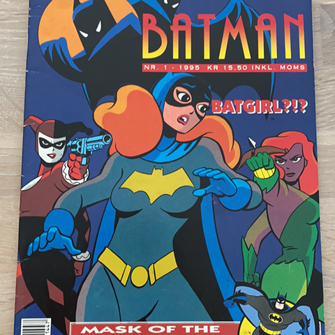 Batman tegneserien nr 1 1995 ønskes kjøpt
