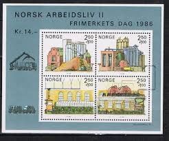 Miniark  1986 Norges Arbeidsliv II, sendes fraktfritt