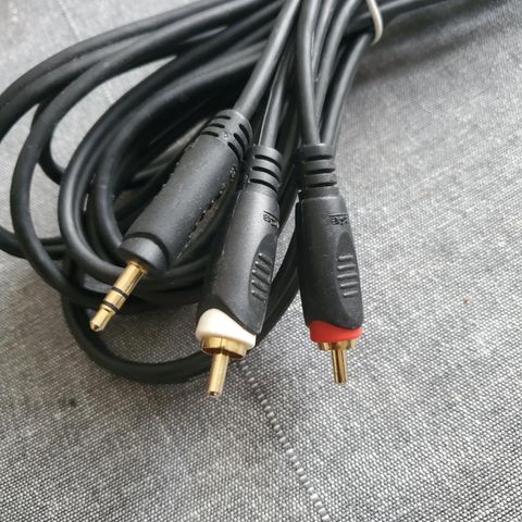 Aux RCA 3.5 jack to 2 X RCA Kabel, S-Video,
