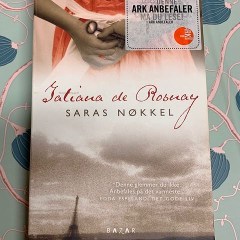 Saras Nøkkel, Tatiana de Rosnay - paperback