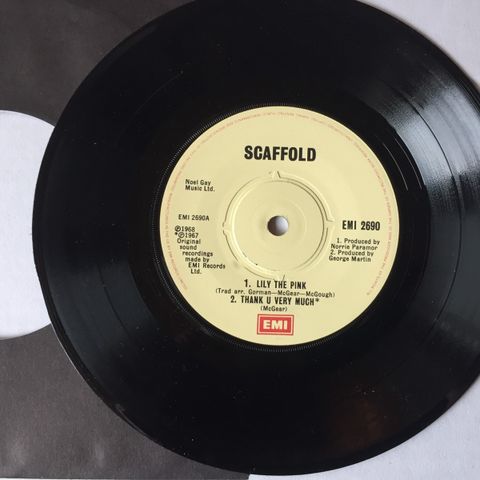 SCAFFOLD / LILY THE PINK - 7"  4-SPORS EP VINYL SINGLE