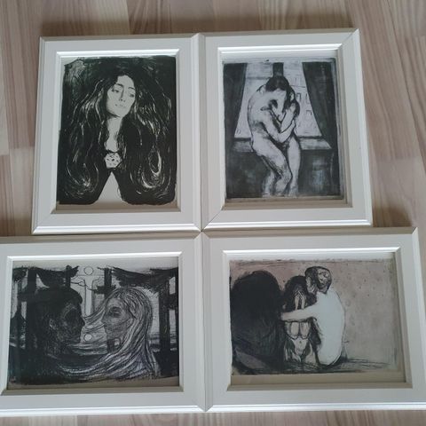 Edvard Munch bilder 30 x 24