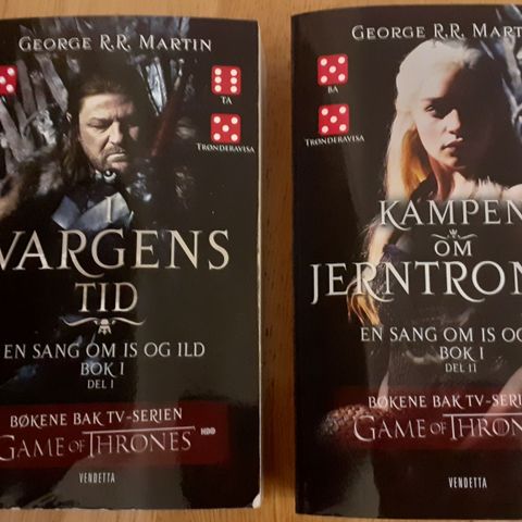 GAME OF THRONES - Georg R. R. Martin. Norsk. Bok 1