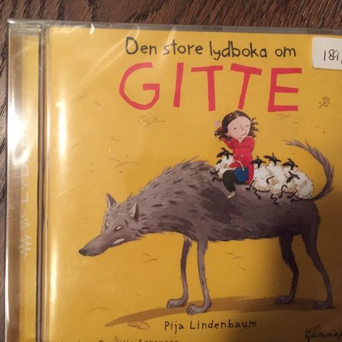 Lydbok «Den store lydboka om Gitte» av Pija Lindenbaum
