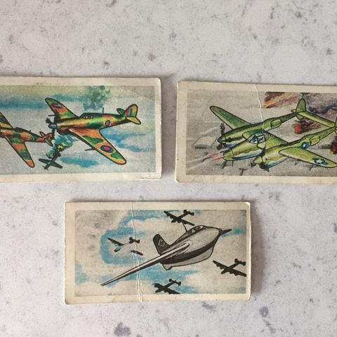 Vintage 1965 Lyons Maid Collection Cards - "Famous Aircraft"