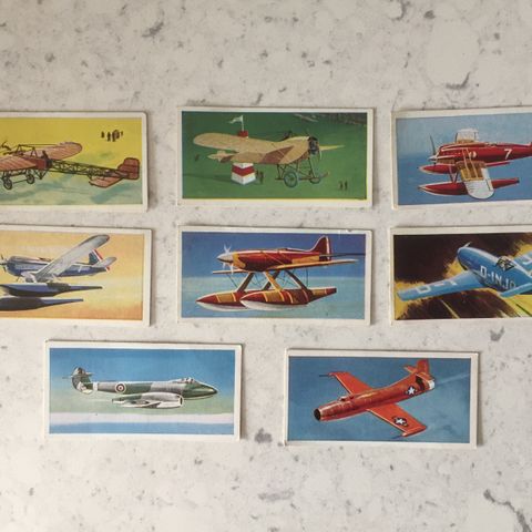 Vintage 1961 Lyons Tea "Wings Of Speed" Collection Cards