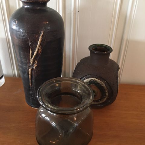PLUS glass vase og norsk keramikk Ragnhild Windsvold  Staff