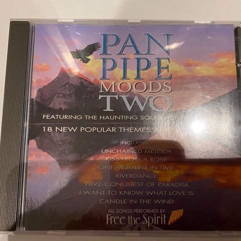 CD: Pan Pipe Moods 2; Kiss from a Rose, One Moment in Time mfl.