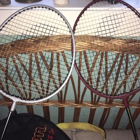 Tennis Racket - (2) Wilson - (1) Slazenger ALLE SOLGT... + Badmintonracket....