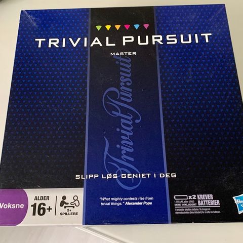 Trivial pursuit master - brettspill