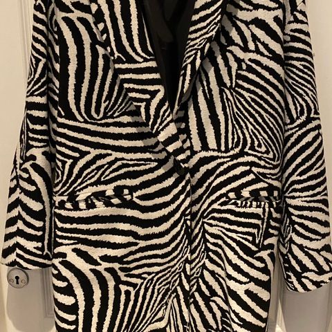 Nydelig jakke fra Zara i zebra print