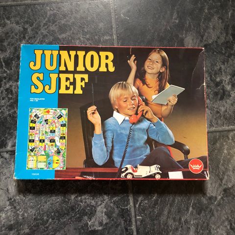 JUNIOR SJEF (Brettspillet fra 1979) - Komplett !