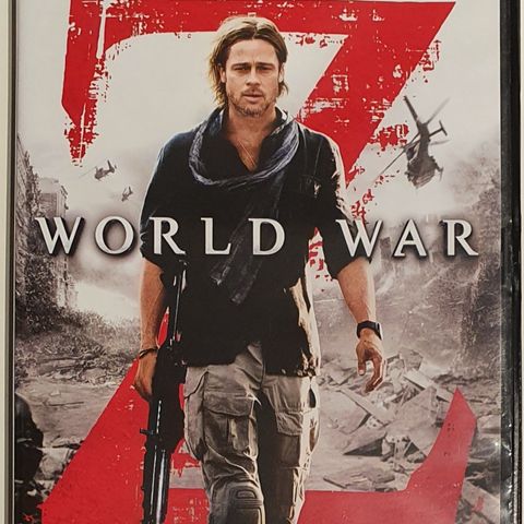 DVD "World War Z" 2013 💥 Kjøp 4for100,-