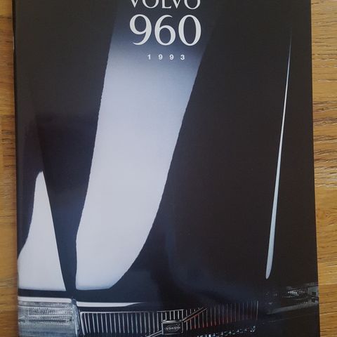 Brosjyre Volvo 960 1993