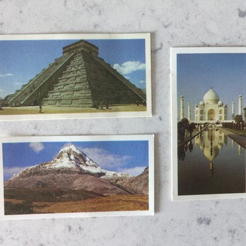 Vintage 1984 Brooke Bond Collection Cards - "Features of the World"