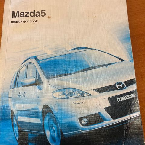 Instruksjonsbok Mazda 5