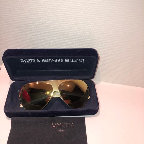 Mykita & Bernhard Wilhelm Franz Golden solbriller