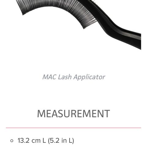 Mac eyelash applicator