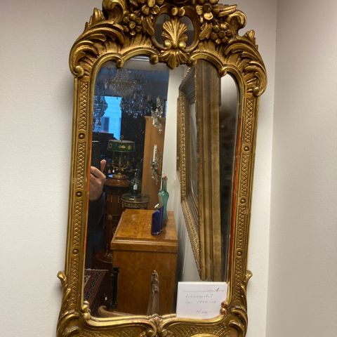 Rokokkostil speil ca 1910-20