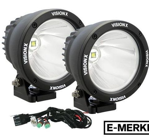VisionX Cannon LED (SETT) - Ekstralys - Fjernlys - Lyskaster