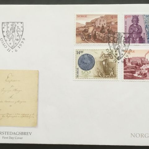 FDC Norges grunnlov 11-06-1999. sendes fraktfritt