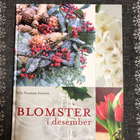 Bok «Blomster i desember» av Nils Norman Iversen