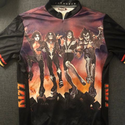 Primal Wear sykkeltrøyer, Metallica, Kiss og The Rolling Stones