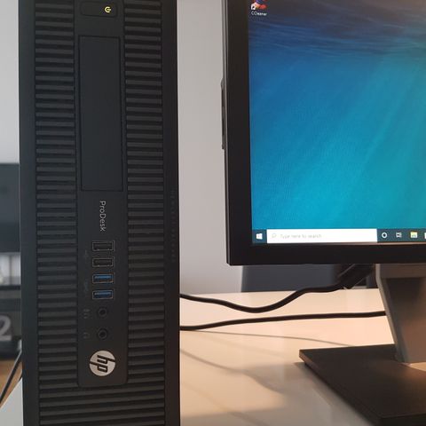 HP ProDesk 600 G1 SFF med Windows pro versjon