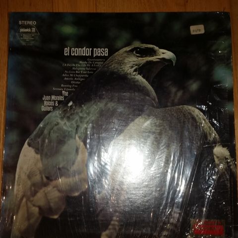 The Juan Morales Voices & Guitars LP. " El condor pasa" fra 1970.