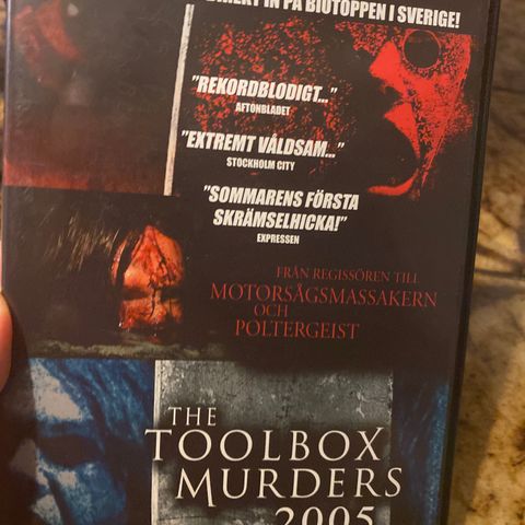 The toolbox murders (norsk tekst dvd