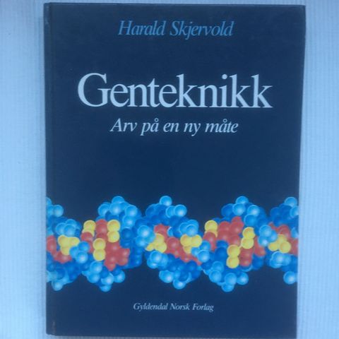 BokFrank: Harald Skjervold; Genteknikk - Arv på en ny måte (1986)