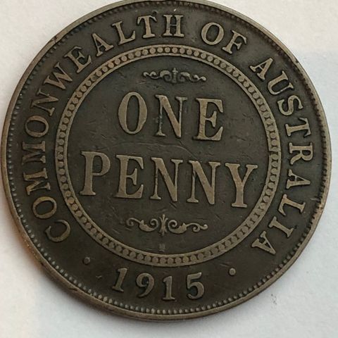 ONE PENNY Australia Mynter 1915-1927 ..🚨NY PRISER☀️