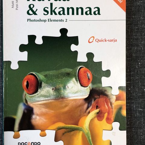 Bok ”Kuvaa ja skannaa - Photoshop Elements 2» (finsk tekst)