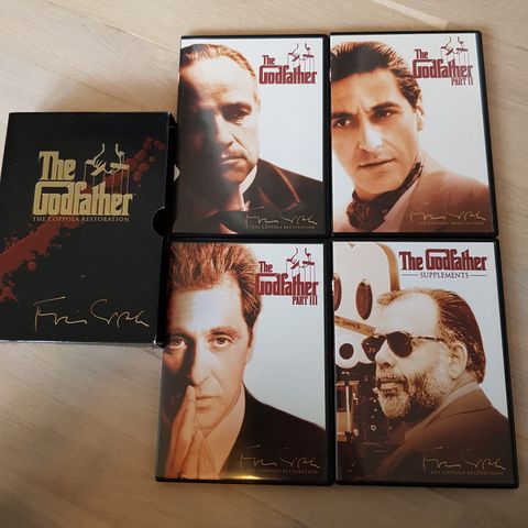 The GODFATHER - Trilogy-with subliment. 4 DVD.