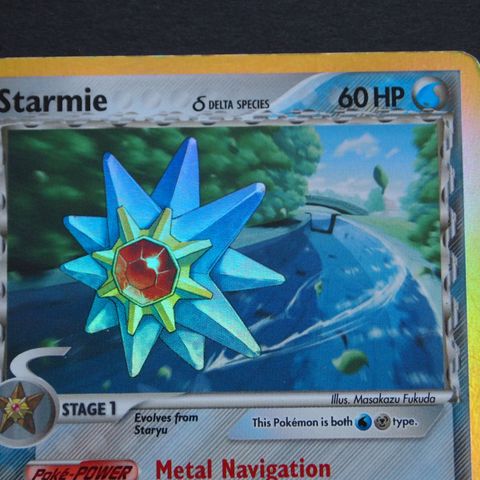 6 stk Holo/ Rev Holo ex Delta Species 2006: Starmie, Metang, Persian, Meowth