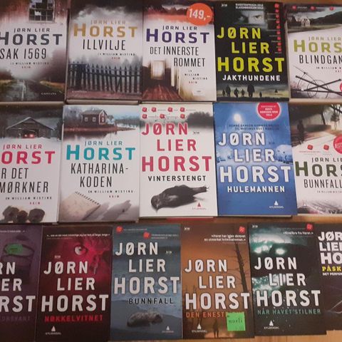 Jørn Lier Horst bøker. Oppdatert 13.07.2024. ÅRETS KRIM!