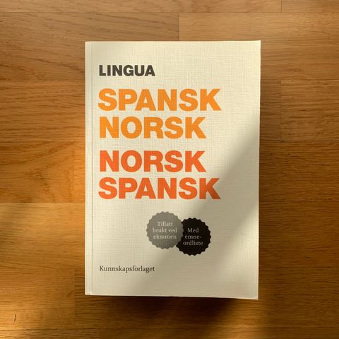 Spansk ordbok