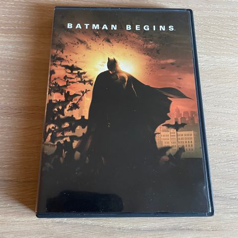 DVD - Batman Begins - NB! Svenskt cover
