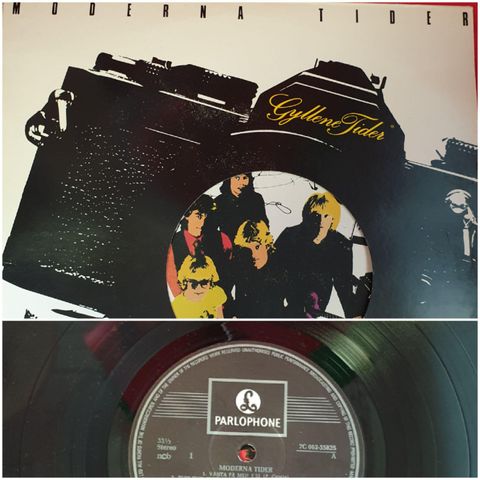 VINTAGE/RETRO LP-VINYL "GYLLENE TIDER/MODERNA TIDER " 1981