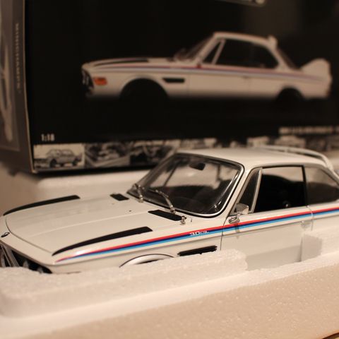 1:18 Minichamps BMW 3.0 CSL With Spoiler Set - 1973