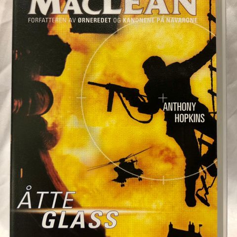 Åtte Glass Alistair MacLean Vhs