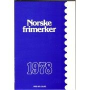 Årssett Norske frimerker 1978, sendes fraktfritt